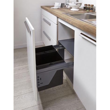 WESCO® Abfallsammler Pullboy Soft Comfort 360 K/500-2, anthrazit