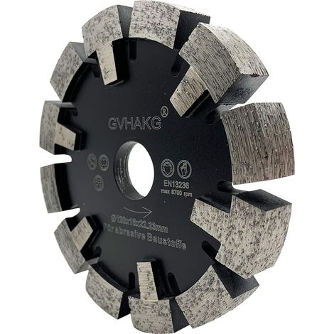 Diamantfräser Tuck Point 120mm Räumscheibe Asphalt 120x16x12x22,23mm (1/5)
