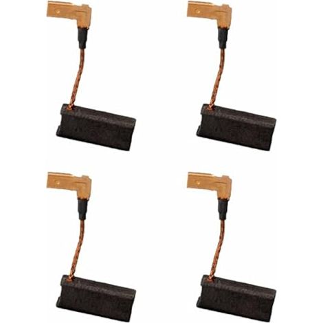Lot de 4 balais de charbon N097696 pour moteur électrique de rechange pour meuleuse d'angle Dewalt DWE4011, DWE4012, DWE4120, DWE4100, DWE4887 et DWE4120N (1/5)
