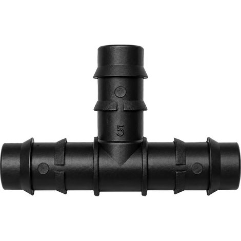 Te Simple Para Tuberias Goteo Ø 16 mm. (Bolsa 100 Piezas) Riego Por Goteo, Microaspersión, Nebulización