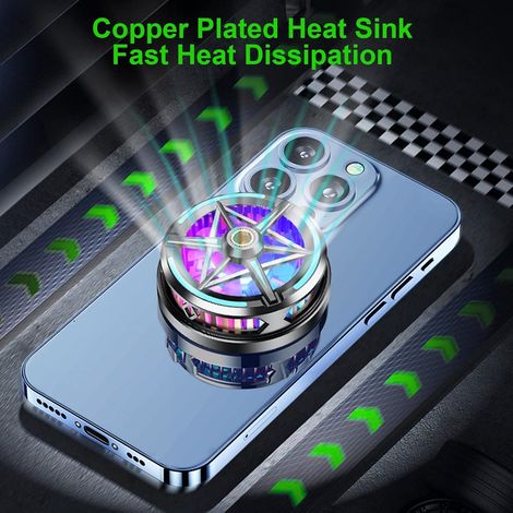Ventilateur de poche JeiibrZui Mini - Rechargeable 3000 mAh - 1 à 120 vitesses avec affichage LED - Silencieux, idéal pour les voyages, les activités (1/5)