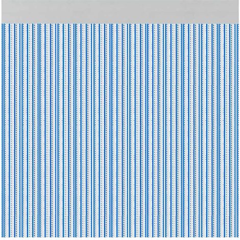 CORTINA PUERTA BRESCIA COLOR AZUL 90x210cm M63169 ACUDAM