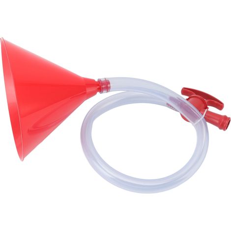 Entonnoir à bière de qualité alimentaire avec valve à long tube pour festivals de musique, fêtes, animations de plage, festivals de la bière (1/5)