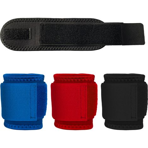 Attelle de poignet ajustable en une seule pièce, idéale pour la musculation, les tendinites, le syndrome du canal carpien, bracelet de poignet, soulage les douleurs au poignet, haute élasticité (noir)