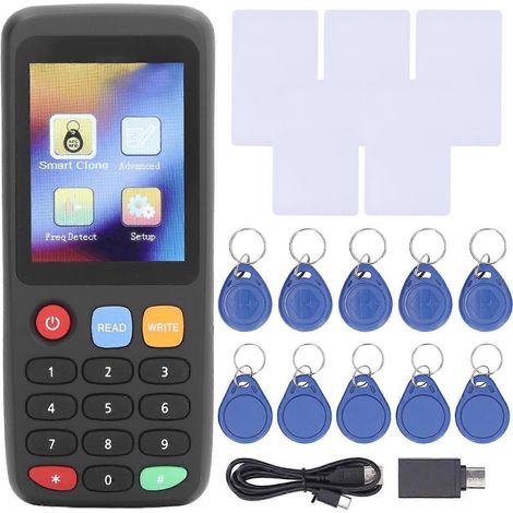 NFC-Kartenkopierer, ID-IC-Aufzugskartenleser und -Duplikator für Zutrittskontrollsysteme mit eingebautem Akku