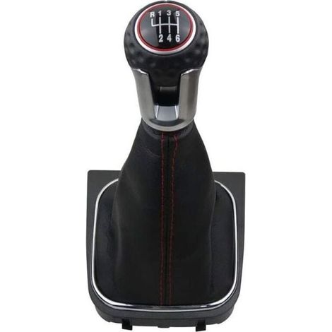 6 Speed Gear Shift Knob Cover Set for Golf 5 6 MK5 MK6 GTD R32 R20 2004-2013 (1/4)