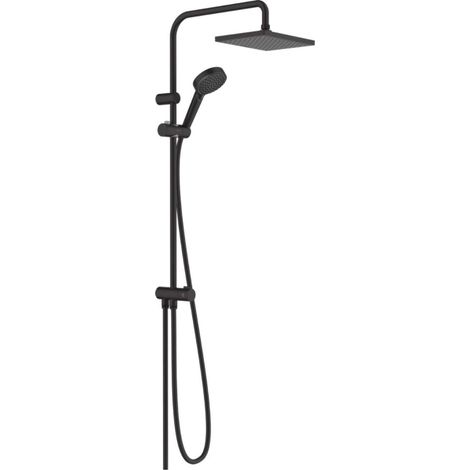 Hansgrohe Vernis Shape - Duschset Showerpipe 230 Reno, EcoSmart, schwarz matt 26289670 (1/5)
