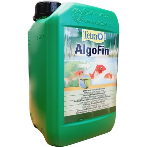 AlgoFin 3 Litres anti-algues et anti-vase pour bassin – Lutte contre algues filamenteuses – Efficace pour 60000 litres d'eau – Tetra