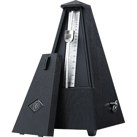 [RM]//Métronome mécanique en bois de style pyramidal classique//-FA10- (1/4)
