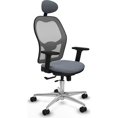 Chaise de bureau piqueras y crespo Sila Jorquera noir mousse haute densité (1/2)