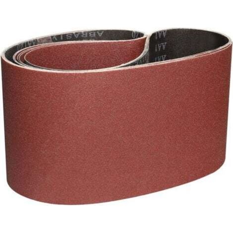 [NEVER USED] Abrasive Belt 150 x 1220 mm, Mixed Abrasive Belts (80/120/150/240/400 grit) for Belt Sanders (5 pieces)