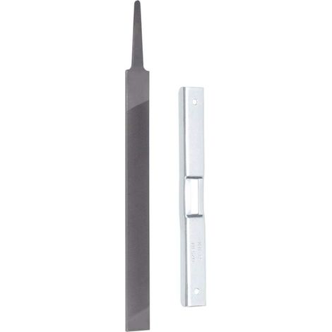 Kit de 2 herramientas universales para afilar motosierras, medidor de profundidad y limas planas para poda de árboles, paisajismo y jardinería. (1/4)