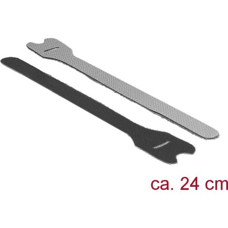 Delock Klett-Kabelbinder L 240 mm x B 13 mm 10 StÃ¼ck schwarz