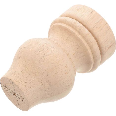 Pieds de canapé de rechange, pieds de table en bois résistant, marron clair, 1 jeu (1/5)