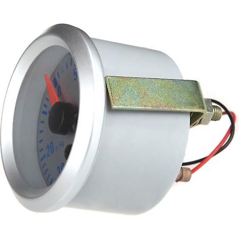 Ladedruck-/Vakuummeter für Pkw, 2 Zoll (52 mm), 0–30 inHg / 0–20 PSI, blaue Beleuchtung (1/5)