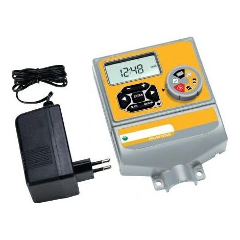 Controlador de riego Greenmill 4 secciones, ideal para gestionar sistemas de riego en jardines y huertos, programación ajustable