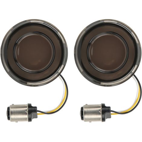 Acouto LED-Blinker für Motorräder, klare und gut sichtbare LED-Blinker, modisches Blinker-Upgrade, einfache Installation mit klassischem, extrem begrenztem Abblendlicht (gelb und