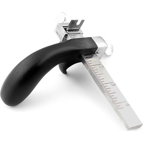 Outil de coupe de cuir professionnel et réglable pour sangles et ceintures, outil portable de coupe du cuir à main, accessoire de maroquinerie (1/5)