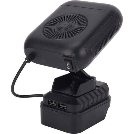 1 Chauffage portable, Rotation 90°, 2 niveaux température, Ports USB, Pour bureau et dortoir (1/4)