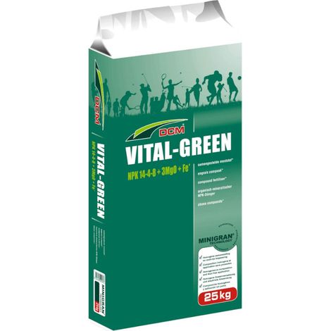 Engrais pour gazon de sport DCM Profi Vital Green 25 kg engrais professionnel engrais pour terrain de sport Cuxin été