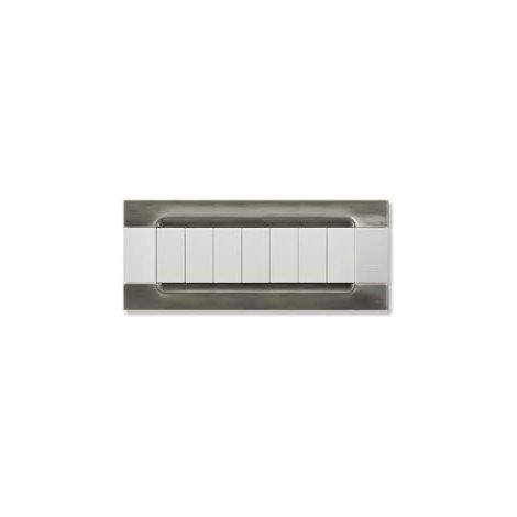 Placca Kadra Metallo Nickel Acciaio 7M (Urmet Cod. 10907.B.91)