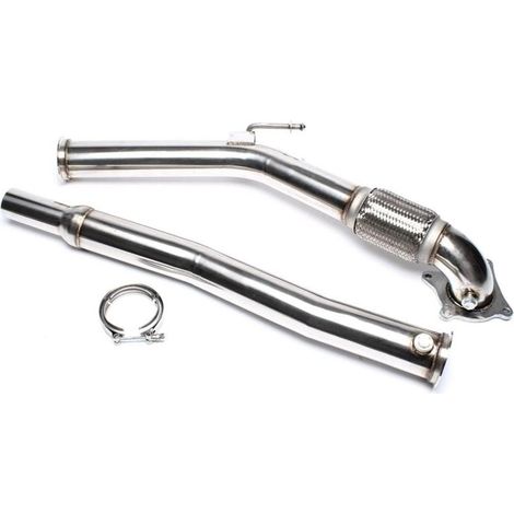 Downpipe Inox pour VW Golf 6 de 2009 a 2013-1.8-2.0TFSI-76mm-sans cata-35787936