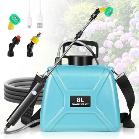 Pulvérisateur électrique de Style épaule, arrosoir de 8l avec pistolet de pulvérisation, monsieur automatique pour plantes de jardin, outil d'irrigation Rechargeable par USB (1/5)