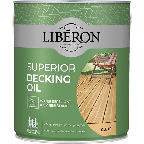 Liberon 126103 Superior Decking Oil Clear 2.5 litre LIB126103