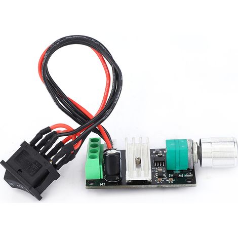 Contrôleur de moteur CC 6-28V PWM, variateur de vitesse de moteur, commutateur réversible CW/CCW (contrôleur PWM) (1/5)