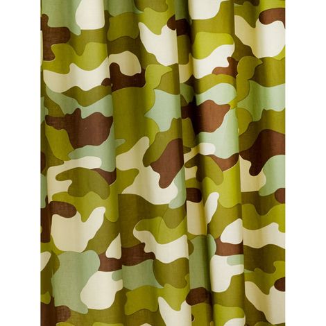 Rideaux doublés Camouflage Armée - 168 cm x 137 cm (1/4)