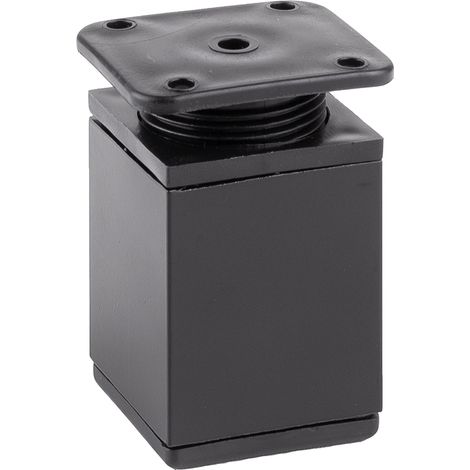 FA009 60 mm verstellbarer Möbelfuß, Mattschwarz SANS MARQUE
