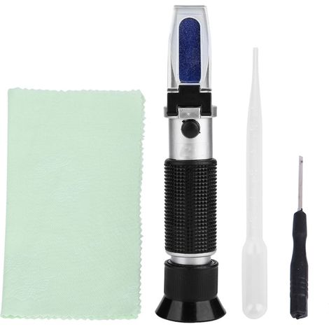 Réfractomètre Brix portable RZ120, testeur de sucre pour bière, vin et jus de fruits, 0-32 % ATC (1/5)