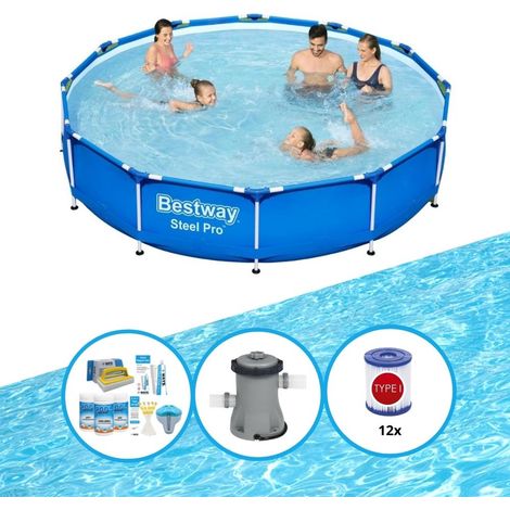 Bestway Bestway Steel Pro Ronde - 366x76 cm - 5-pièces  S22750 (1/5)