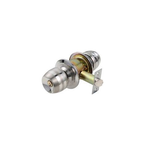 Serrure Bouton avec Poignée Levier Ronde, En Acier Inoxydable pour Chambre à Coucher Sécurisée et Élégante (1/5)