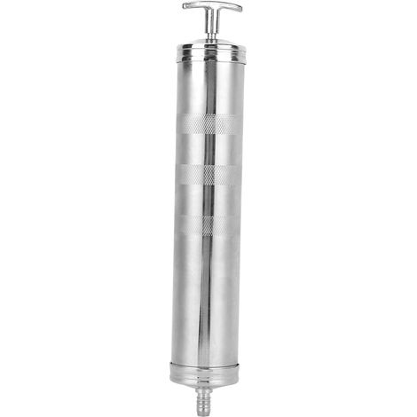 Pompe à seringue manuelle extractrice 500cc en alliage d'aluminium et acier au carbone avec aspiration d'huile sous vide (1/5)