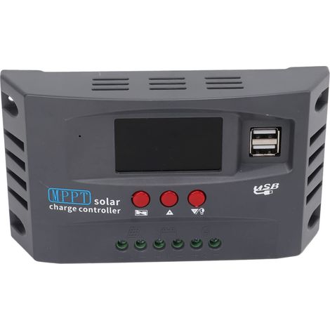 12V/24V Solarladeregler, MPPT-Solarladeregler mit intelligenter automatischer Anpassung, 10A Solarladeregler für Outdoor-Sportarten (1/5)