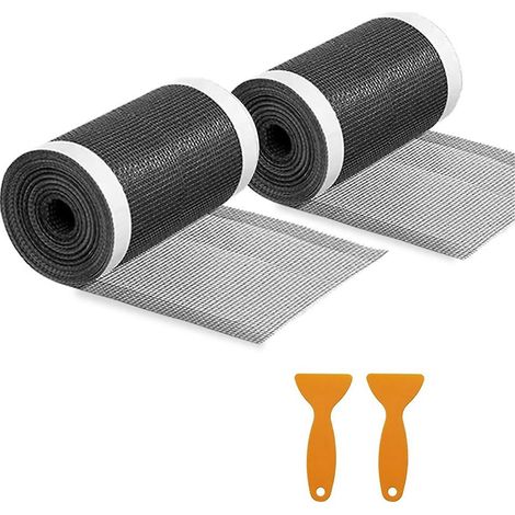 Grille de bonde de douche découpable et récupératrice de cheveux pour toute longueur, bouchon de cheveux pour bonde de douche linéaire avec R (1/5)