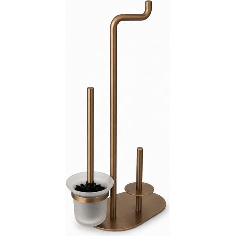 deante Silia ADIC732 soporte para papel higiénico 3 funciones bronce cepillado (1/2)