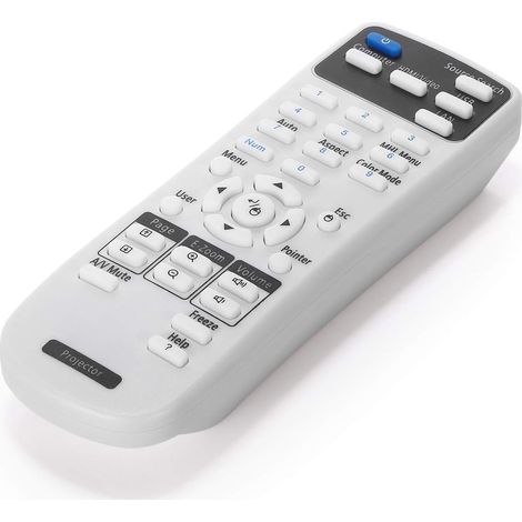 Télécommande de Projecteur pour Epson 1547200 EB-S02 S02H EB-S11 EB-S110 EB-S11H EB-S12 EB-W01 EB-W02 EB-W12 EB-X02 EB-X11 EB-X11H EB-X12 EB-X14 EB-X15 EB- 420 425W 430 435W 470 475W 480 485 (1/5)