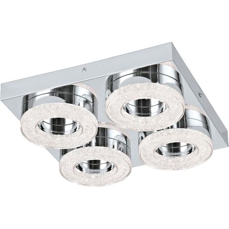 LED Plafonnier Fradelo, lampe de plafond moderne 4 flammes, lampe de (1/3)