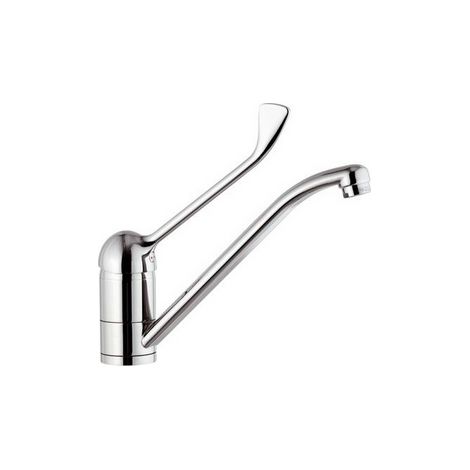 MISCELATORE MONOCOMANDO LAVELLO CON LEVA CLINICA LINEA EPIC- Cromo- MARIA- pezzi 1