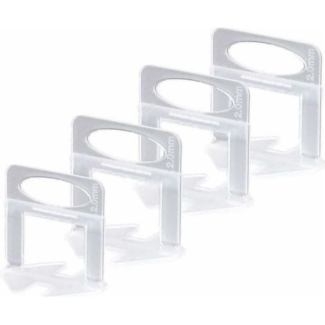 Niveleur Carrelage. Croisillon Carrelage Autonivelant 2mm Croisillon Autonivelant. pour L'installation de Carreaux de Sol et Mur (200xCroisillon Carrelage 2mm) - MODOU (1/5)