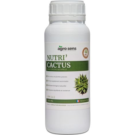 Nutri Cactus - Engrais liquide pour cactus et plantes grasses - 500 ml (250 litres de préparation) (1/5)