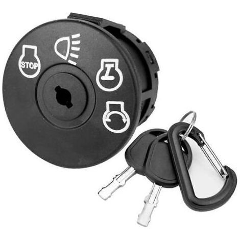 Interruttore di accensione a chiave a 7 terminali compatibile con i trattorini rasaerba John Deere, sostituisce il codice ricambio 925-1741 (1/4)