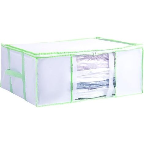 Sacs de rangement sous vide pour vêtements, literie, rangement sous le lit avec fenêtre transparente et sangles réglables 42 x 40 x 25 cm, 65 x 50 x 15,5 cm, 65 x 50 x 15,5 cm (taille M) (1/5)