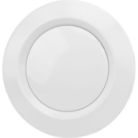 75 mm Couvercle de ventilation ronde ABS Plastic réglable Air Ventilation Plafond Diffuseur pour le salon de la salle de bain de la chambre (1/5)