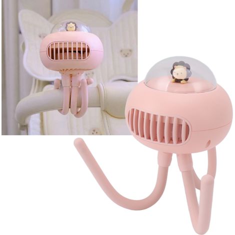 Outdoor-Kinderwagenventilator, oktopusförmiger, klingenloser Ventilator (1/5)