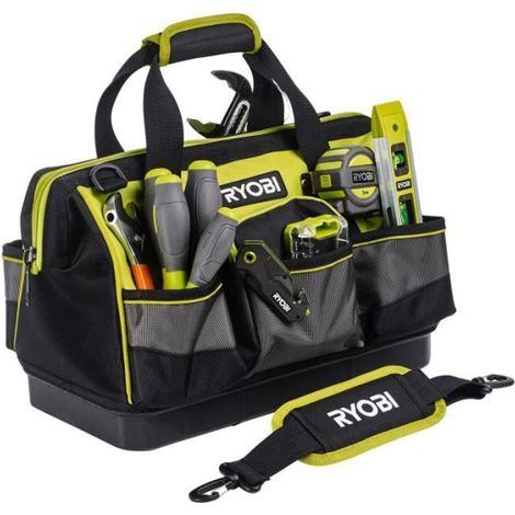 RYOBI - Sac avec fond renforcé 38 x 29 x 20,5 cm pour 1 ou 2 outils - RSSSTB1 (1/5)