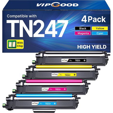 TN-243CMYK TN247 DCP-L3550CDW Cartouches de Toner MFC-l3750CDW 4-Pack (1/5)