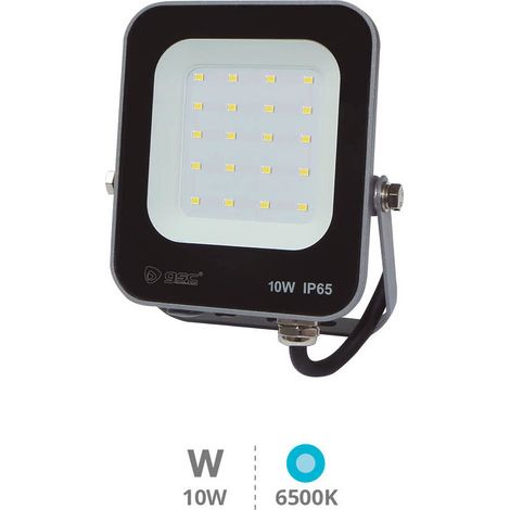 Projecteur LED Série Tandur 10W 6500K IP65 Noir (1/4)